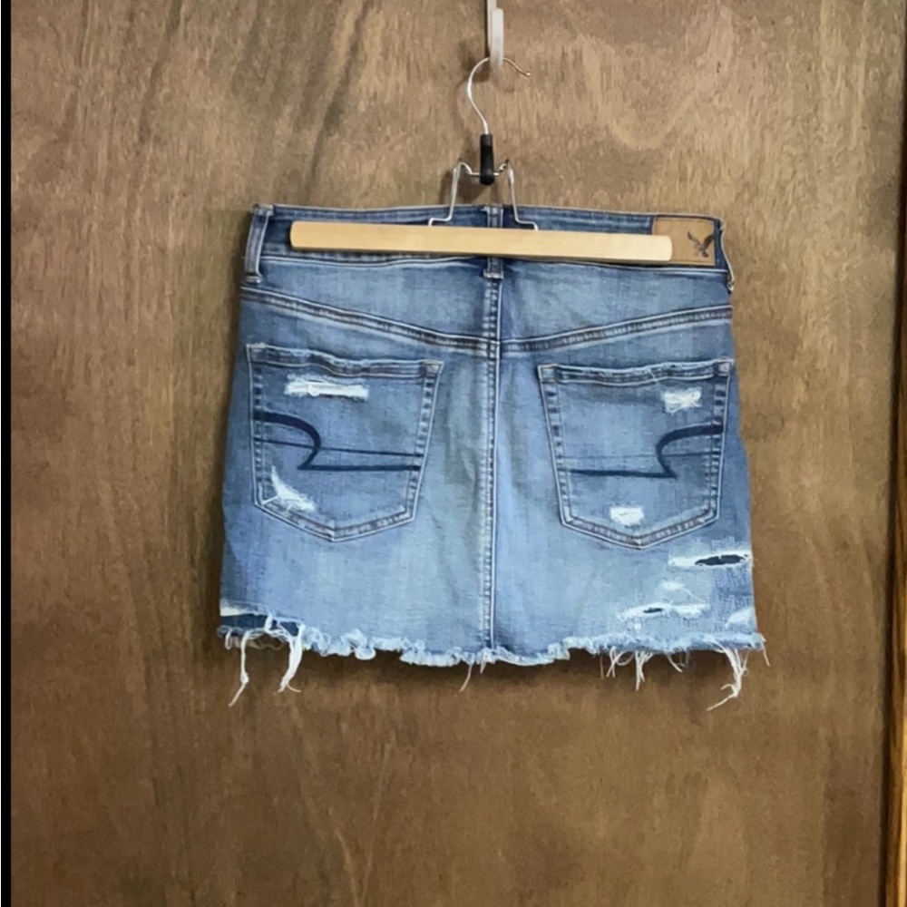 American Eagle Denim Mini‎ Skirt 6